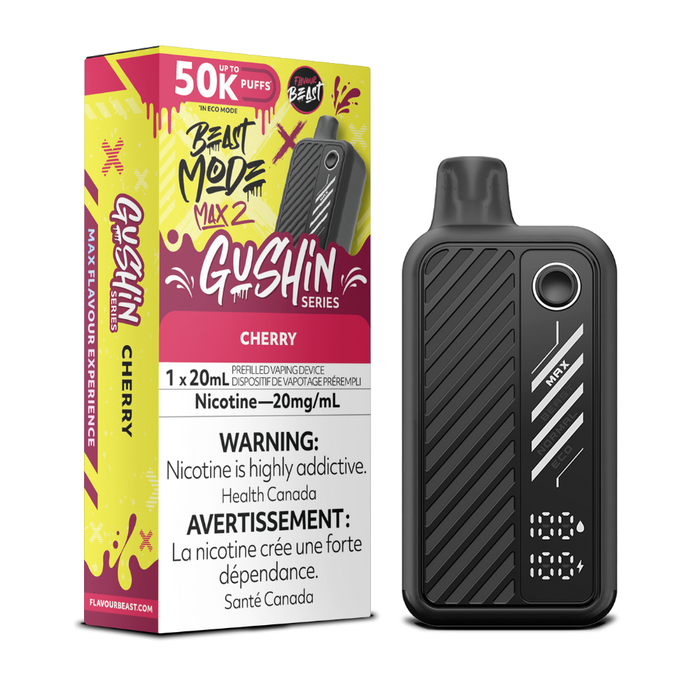 Flavour Beast Beast Mode Max 2 Gushin Disposable Vape - Cherry