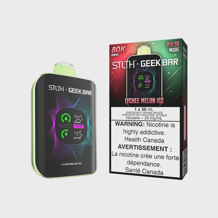 STLTH x Geek Bar 80K  Disposable vape - Lychee Melon Ice