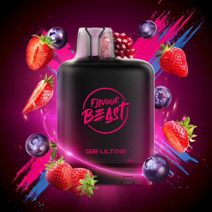 Level X Flavour Beast Boost G2 Pods - Trippin Triple Berry