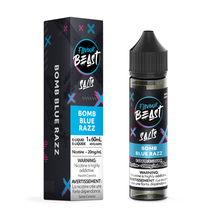 Flavour Beast E-Liquid Salts  - Bomb Blue Razz (60ml)
