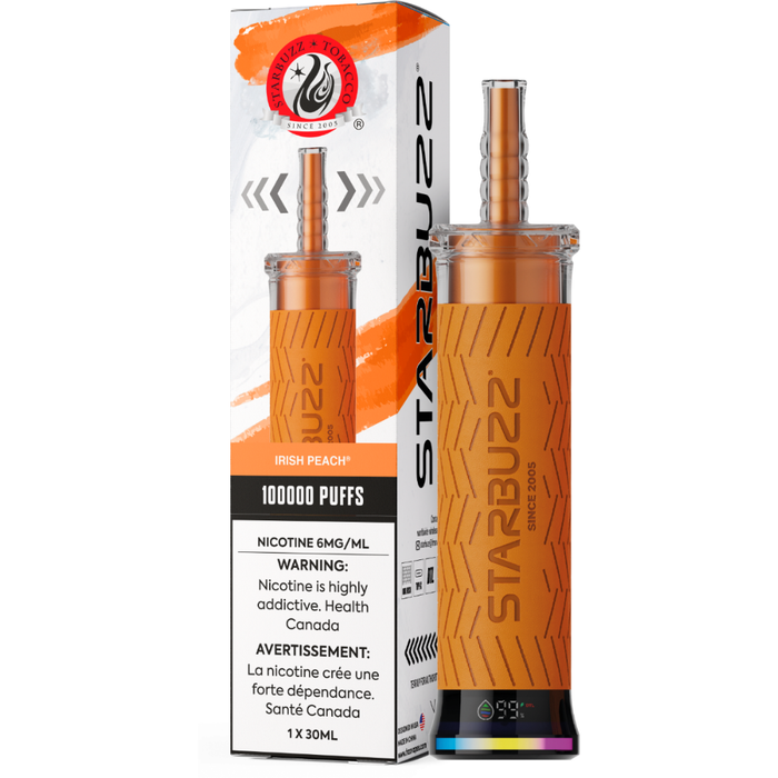 Irish Peach - StarBuzz 100K Disposable Vape