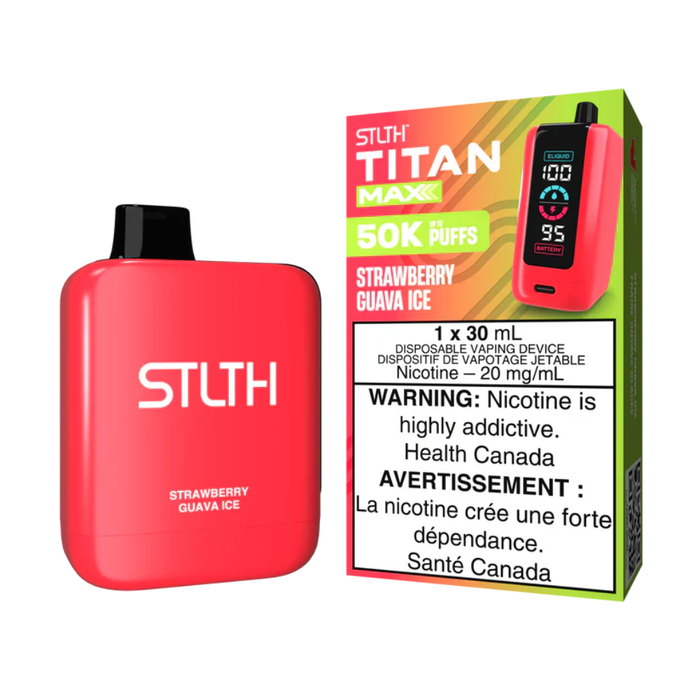 STLTH Titan Max - Strawberry Guava Iced Disposable Vape