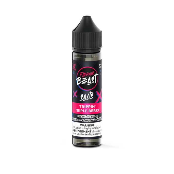 Flavour Beast Juice Nic Salts - Trippin Triple Berry  (60mL)