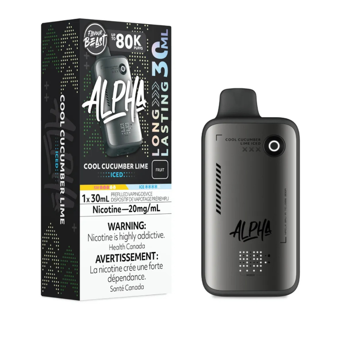 Flavour Beast Alpha  Disposable Vape - Cool Cucumber Lime