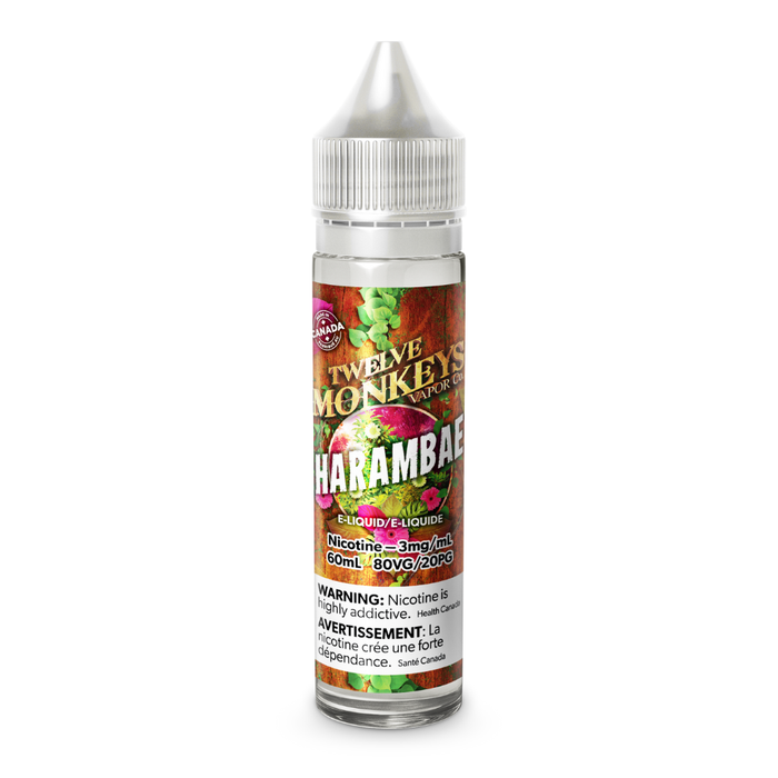 Twelve Monkeys Juice Freebase - Harambae (60 mL)