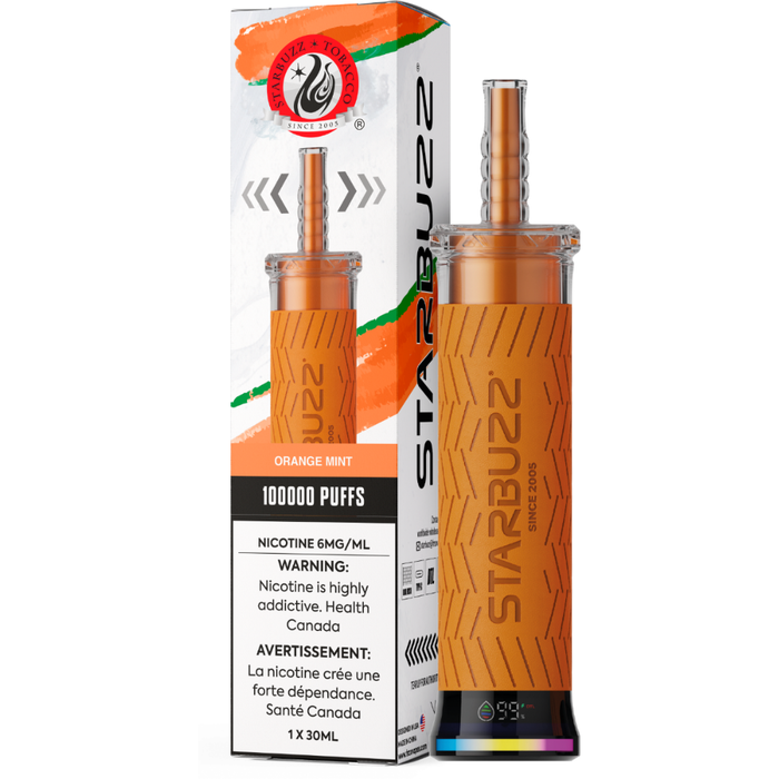 Orange Mint  - StarBuzz 100K Disposable Vape