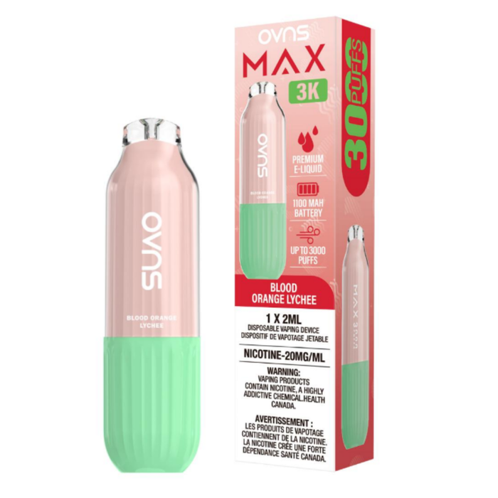 OVNS Max 3k  Blood Orange Lychee  Disposable vape