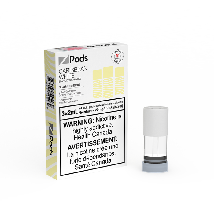 Z Labs pods- Caribbean White