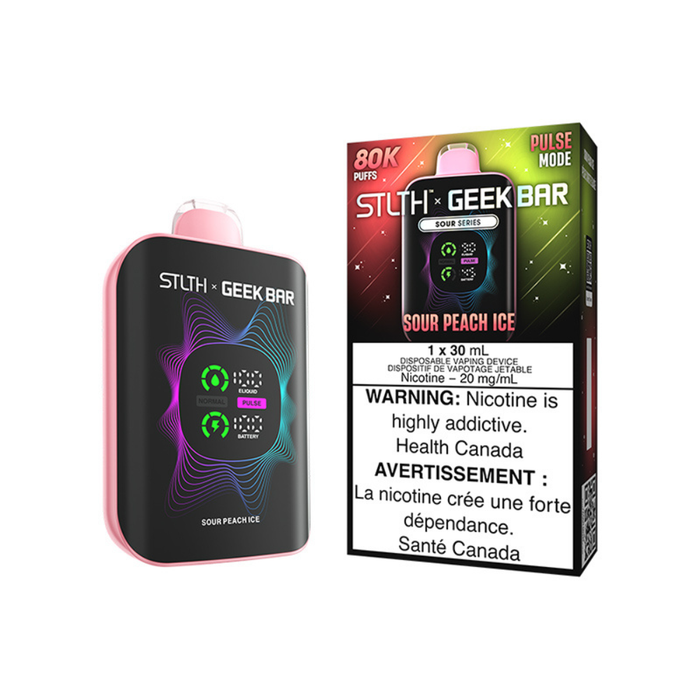STLTH x Geek Bar 80K  Disposable vape - Sour Peach Ice