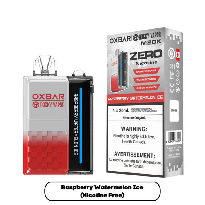 Oxbar  M20K Disposable Vape - Raspberry Watermelon Ice
