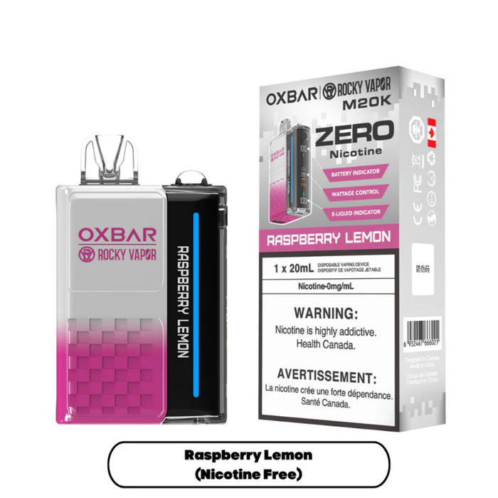 Oxbar  M20K Disposable Vape - Raspberry Lemon