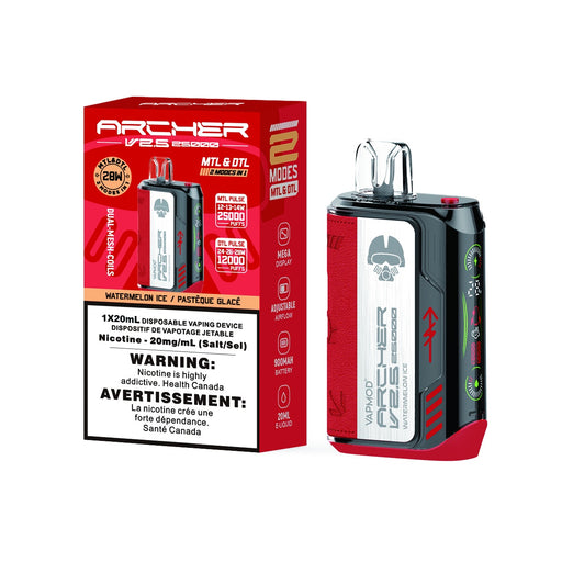 Watermelon Ice - VAPMOD Archer V2.5 25k Disposable Vape