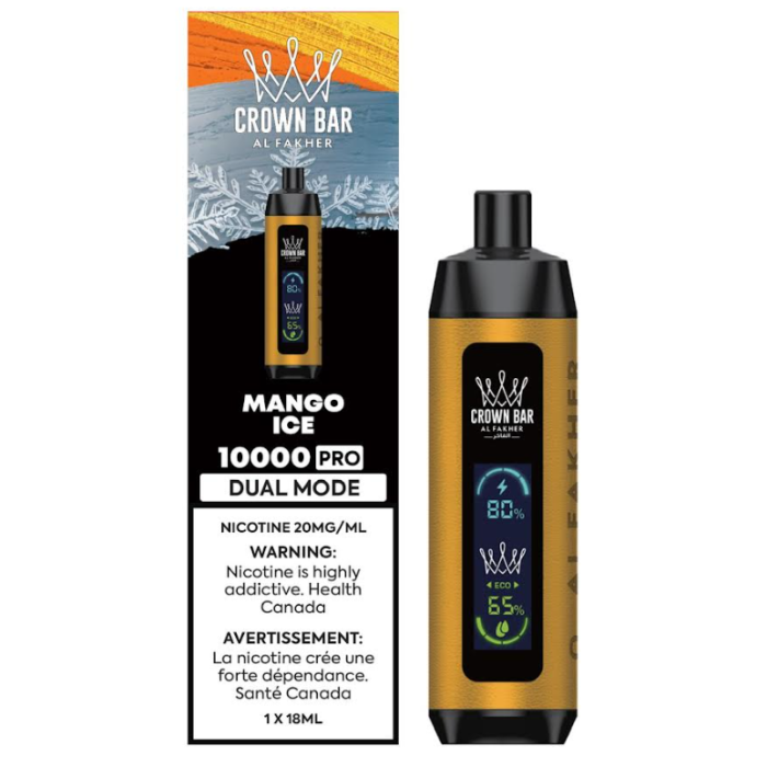 Mango Ice - Al Fakher Crown Bar 10K Pro Disposable Vape