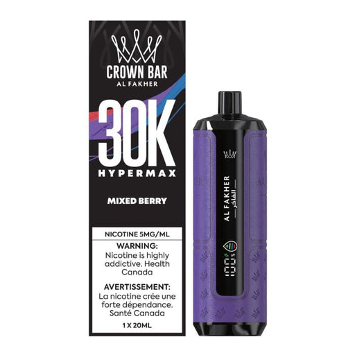 Mixed Berry -Al Fakher Crown Bar 30k HyperMax Disposable Vape