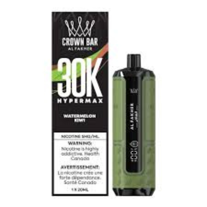 Watermelon Kiwi -Al Fakher Crown Bar 30k HyperMax Disposable Vape