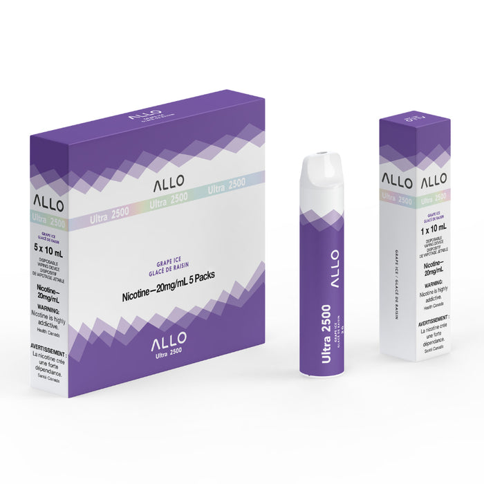 Allo Ultra 2500 - Grape Ice Disposable Vape