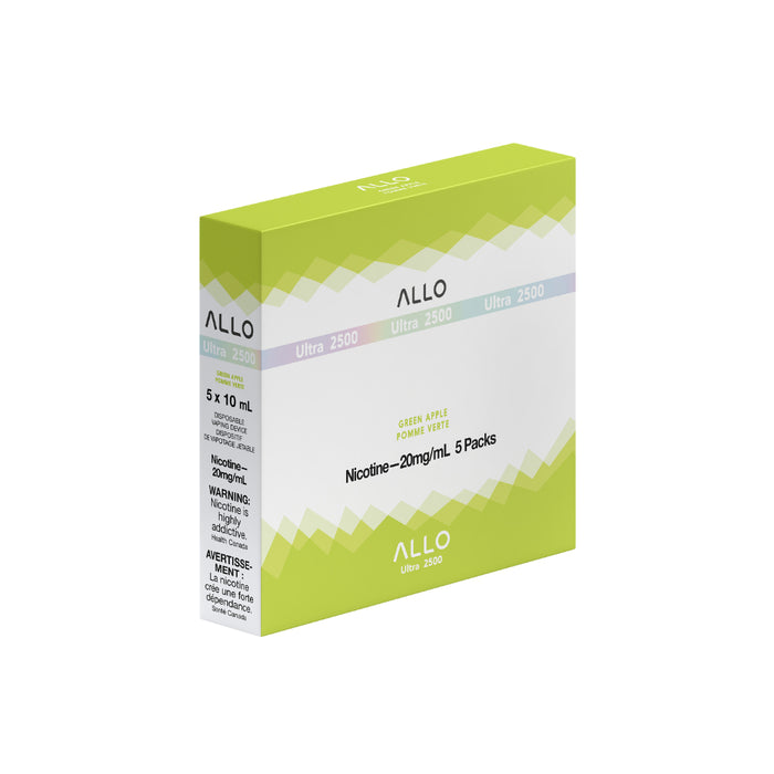 ALLO Ultra 2500 - Green Apple Disposable Vape