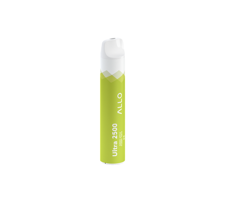ALLO Ultra 2500 - Green Apple Disposable Vape