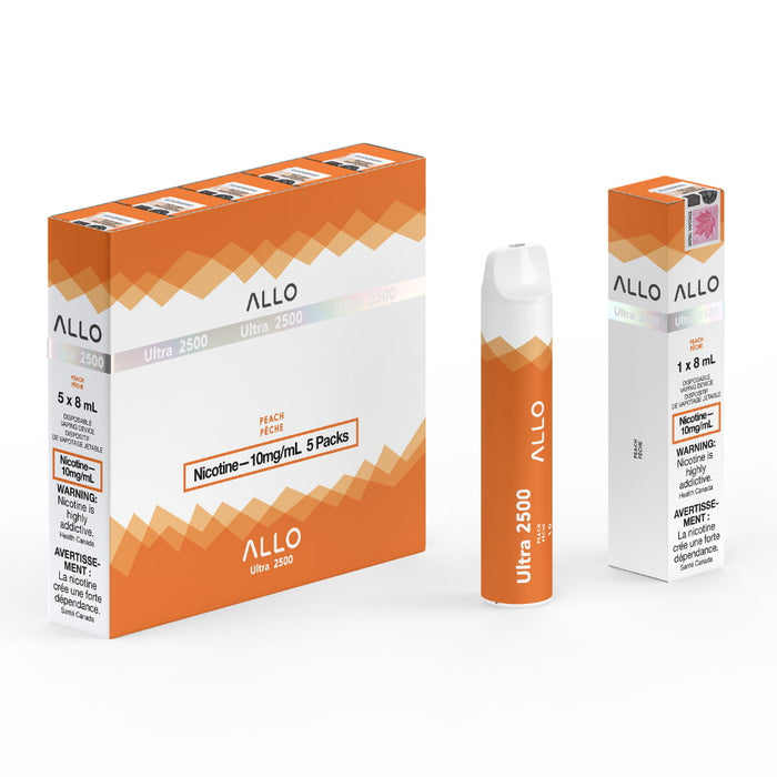 ALLO Ultra 2500 - Peach Disposable Vape