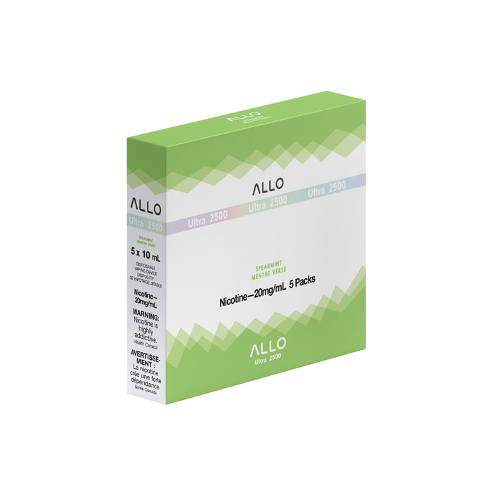 ALLO Ultra 2500 - Spearmint Disposable Vape