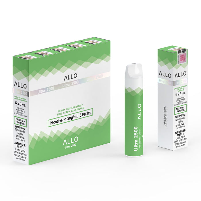 ALLO Ultra 2500 - Lemon Lime Cranberry Disposable Vape