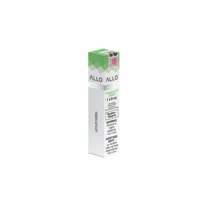 ALLO Ultra 2500 - Lemon Lime Cranberry Disposable Vape