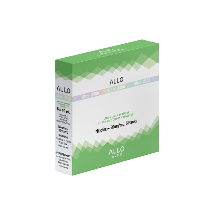 ALLO Ultra 2500 - Lemon Lime Cranberry Disposable Vape