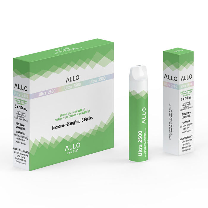 ALLO Ultra 2500 - Lemon Lime Cranberry Disposable Vape