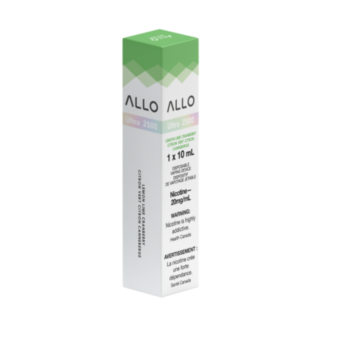 ALLO Ultra 2500 - Lemon Lime Cranberry Disposable Vape