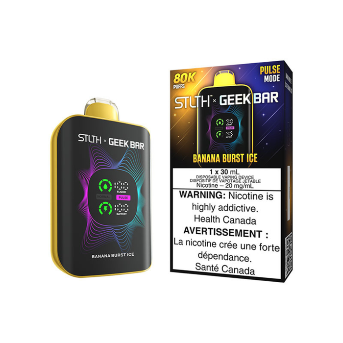 STLTH x Geek Bar 80K  Disposable vape - Banana Burst Ice