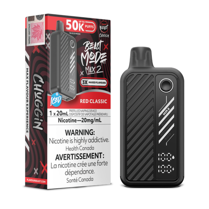 Flavour Beast Beast Mode Max 2 Disposable Vape - Red Classic