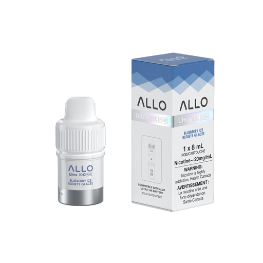 Allo Ultra 10K Puffs Hybrid Devices Pod - Blueberry Ice