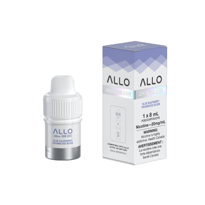 Allo Ultra 10K Puffs Hybrid Devices Pod - Blue Raspberry
