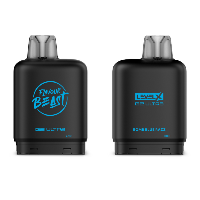 Level X Flavour Beast Boost G2 Ultra Pods - Bomb Blue Razz