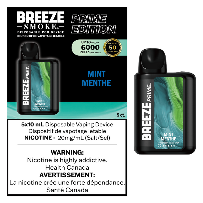 Breeze Smoke Prime 6k- Mint