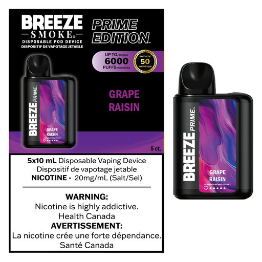 Breeze Smoke Prime 6k- Grape