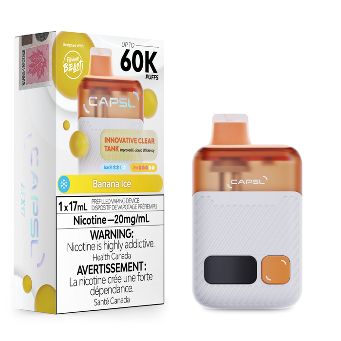 Flavour Beast Capsl 60k Disposable Vape - Banana Ice