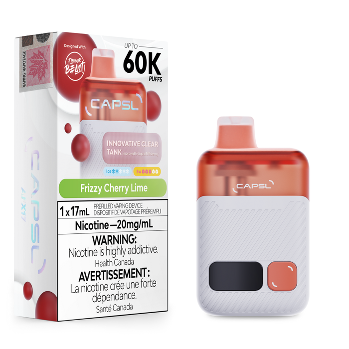 Flavour Beast Capsl 60k Disposable Vape - Frizzy Cherry Lime