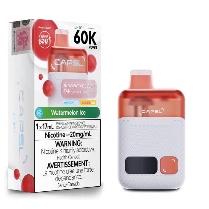 Flavour Beast Capsl 60k Disposable Vape - Watermelon Ice