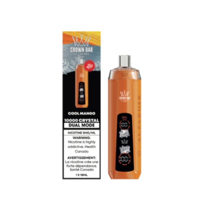 Cool Mango - Al Fakher Crown Bar 10K Crystal Disposable Vape