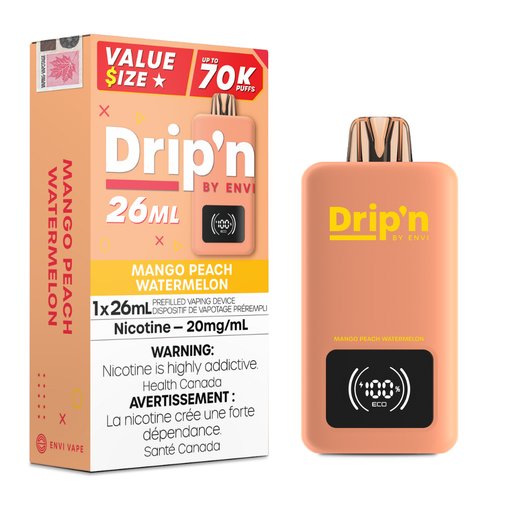 Mango Peach Watermelon- Drip'n 70k Disposable Vape