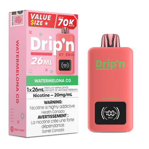 Watermelona CG- Drip'n 70k Disposable Vape