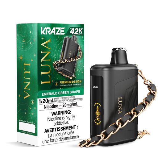 Emerald Green Grape - Kraze Luna Disposable Vape