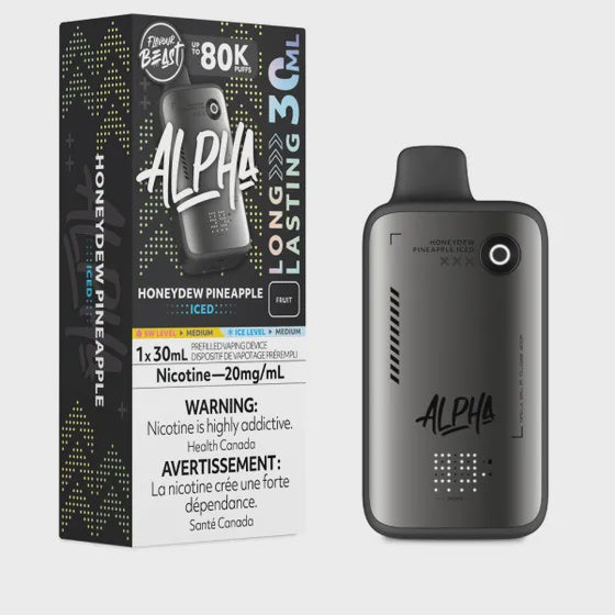 Flavour Beast Alpha  Disposable Vape - Honeydew Pineapple