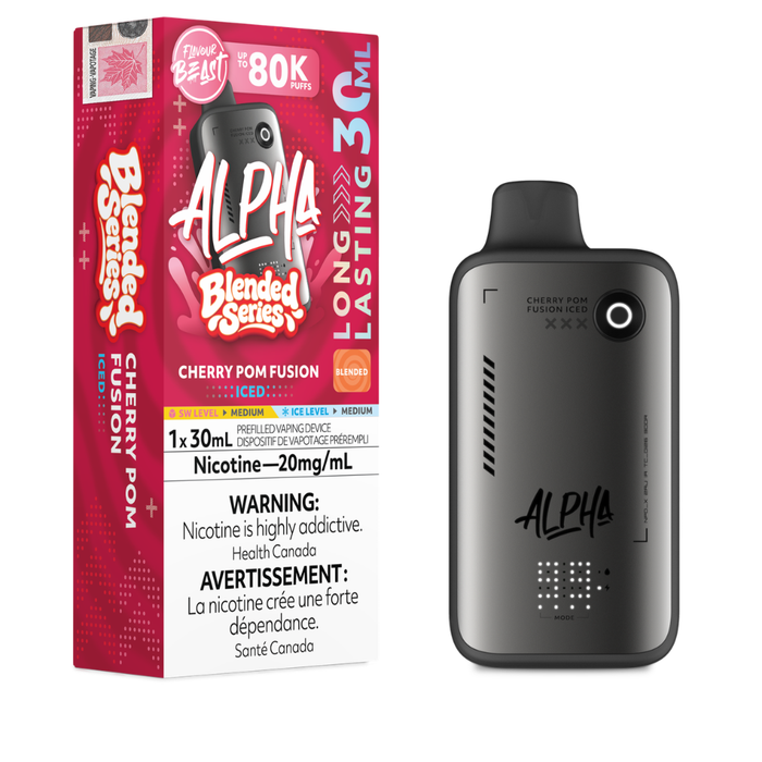 Flavour Beast Alpha Blended Series Disposable Vape - Cherry Pom Fusion