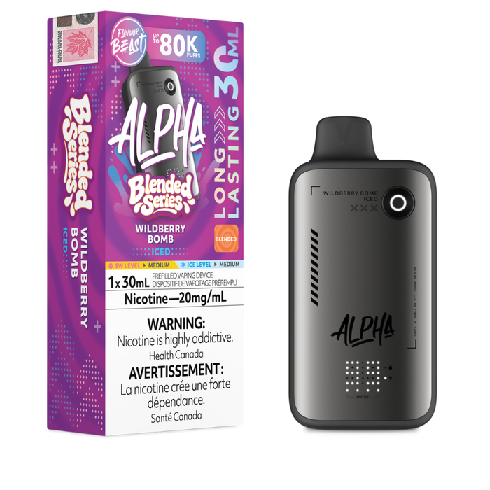 Flavour Beast Alpha Blended Series Disposable Vape - Wildberry Bomb