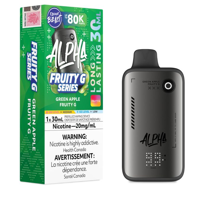 Flavour Beast Alpha Disposable - Green Apple Fruity G