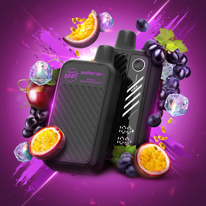 Flavour Beast Beast Mode Max 2 Disposable Vape - Groovy Grape Passionfruit