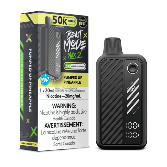 Flavour Beast Beast Mode Max 2 Disposable Vape - Pumped Up Pineapple