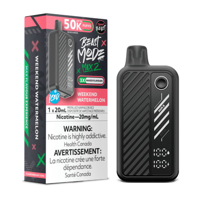 Flavour Beast Beast Mode Max 2 Disposable Vape - Weekend Watermelon